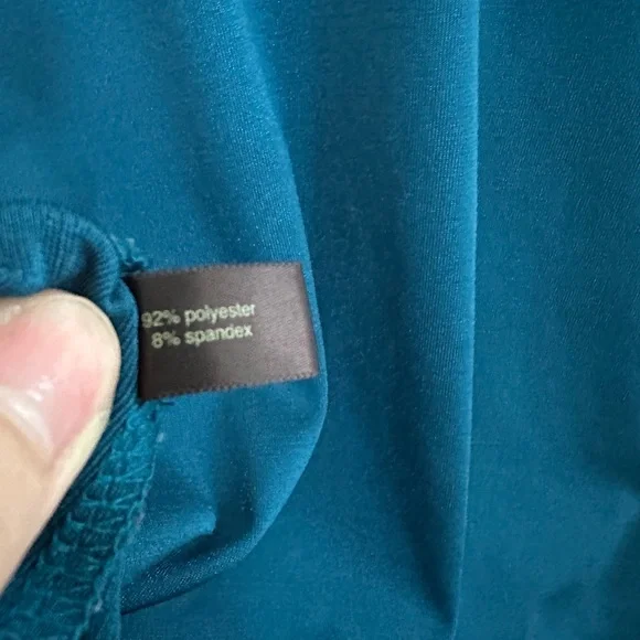 The Limited Teal Draped Neck Tank Top - Picture 5 of 5